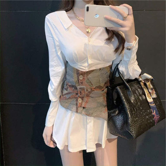 Fc Shirt dress with belt