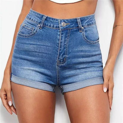 Fc Skinny Denim Shorts