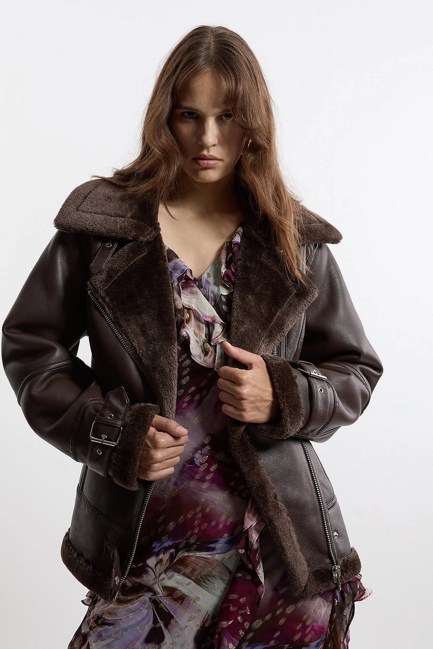 Trendy Faux Leather Jacket FC1679