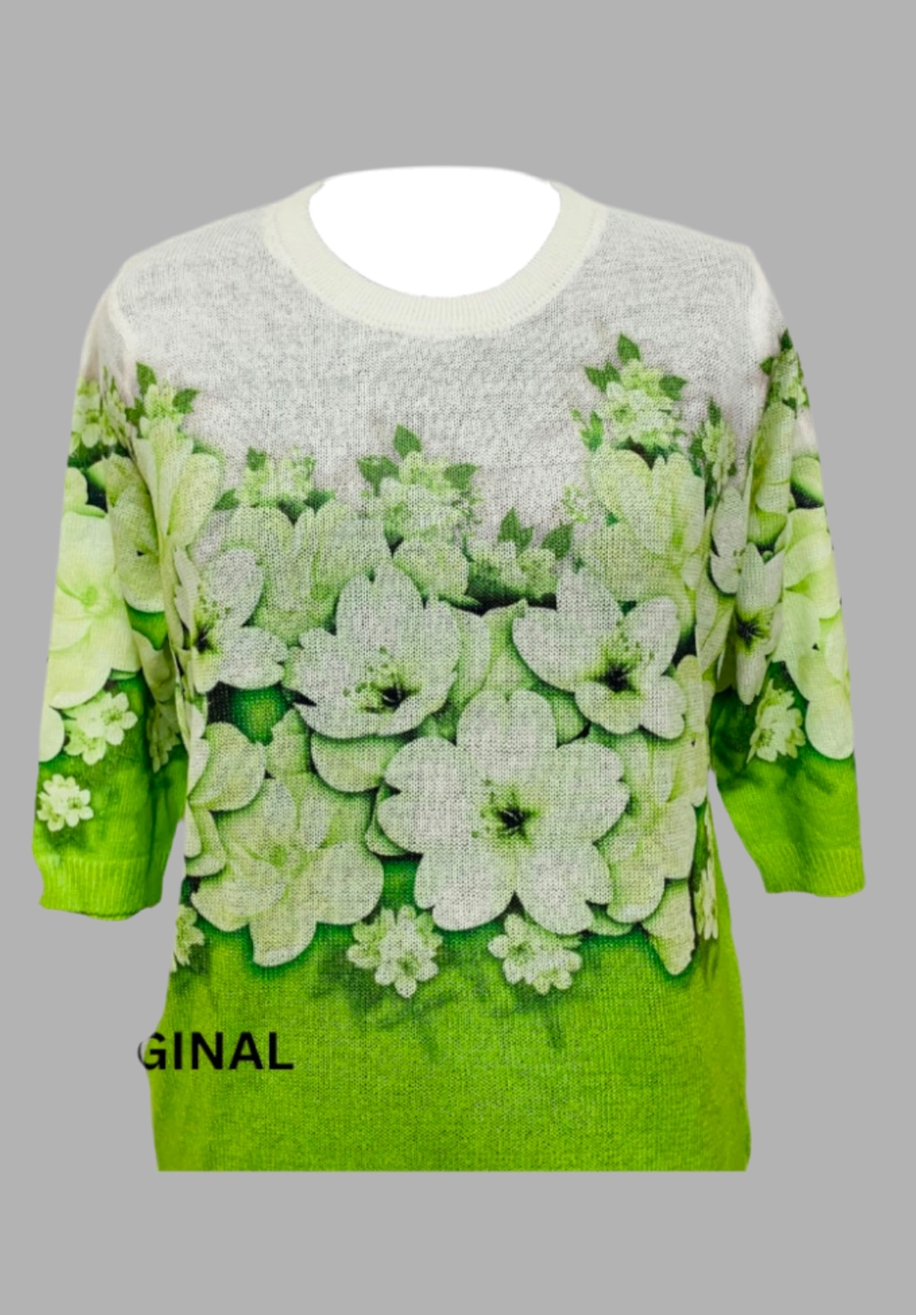 Dual Color Floral Top FC1215