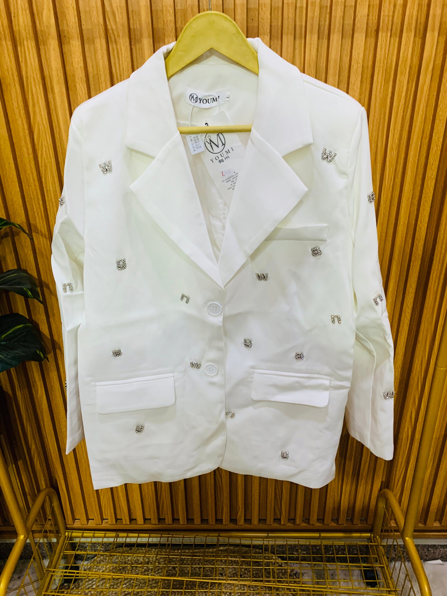 Alphabet Embedded Coat FC1553