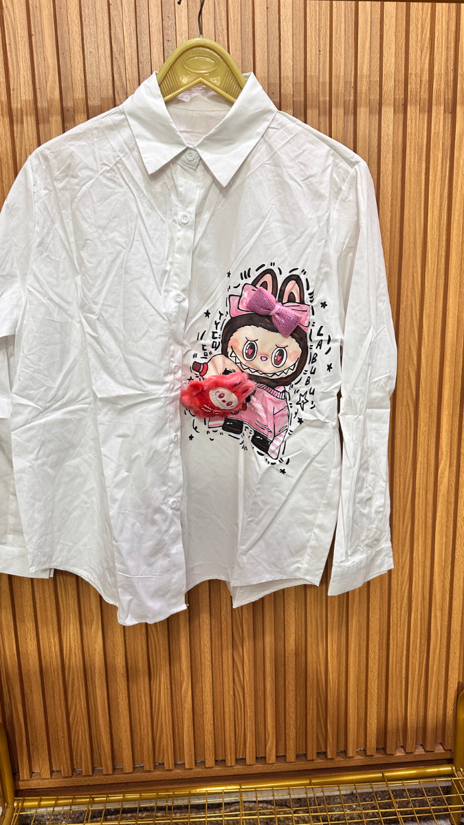 3D Labubu Embedded Shirt FC1841