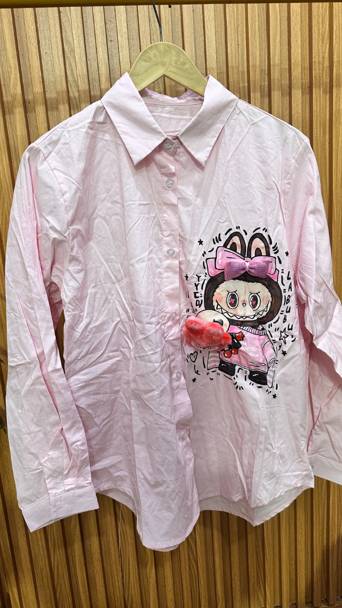 3D Labubu Embedded Shirt FC1841