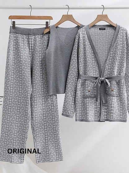 3 Pc Luxury Co Ord Set