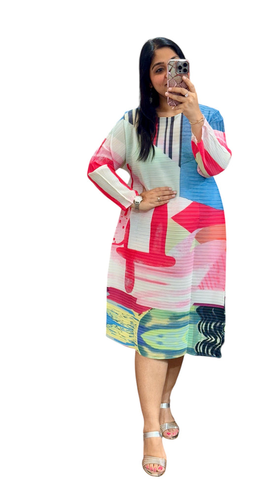 Fc pleated dress women look