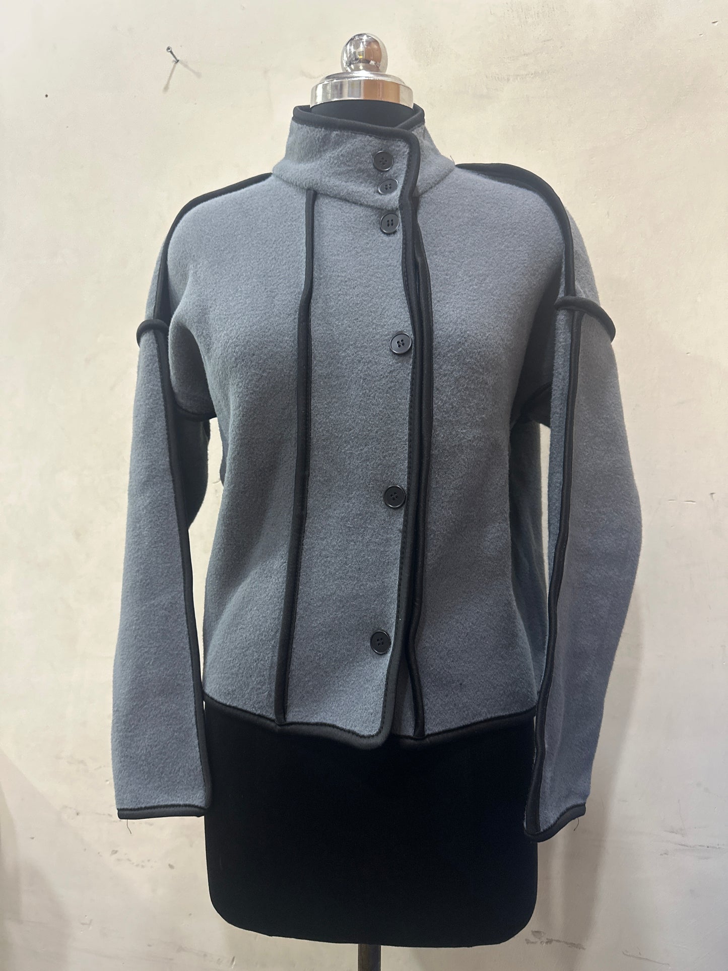 Contras Border Drop Shoulder Coat FC1594