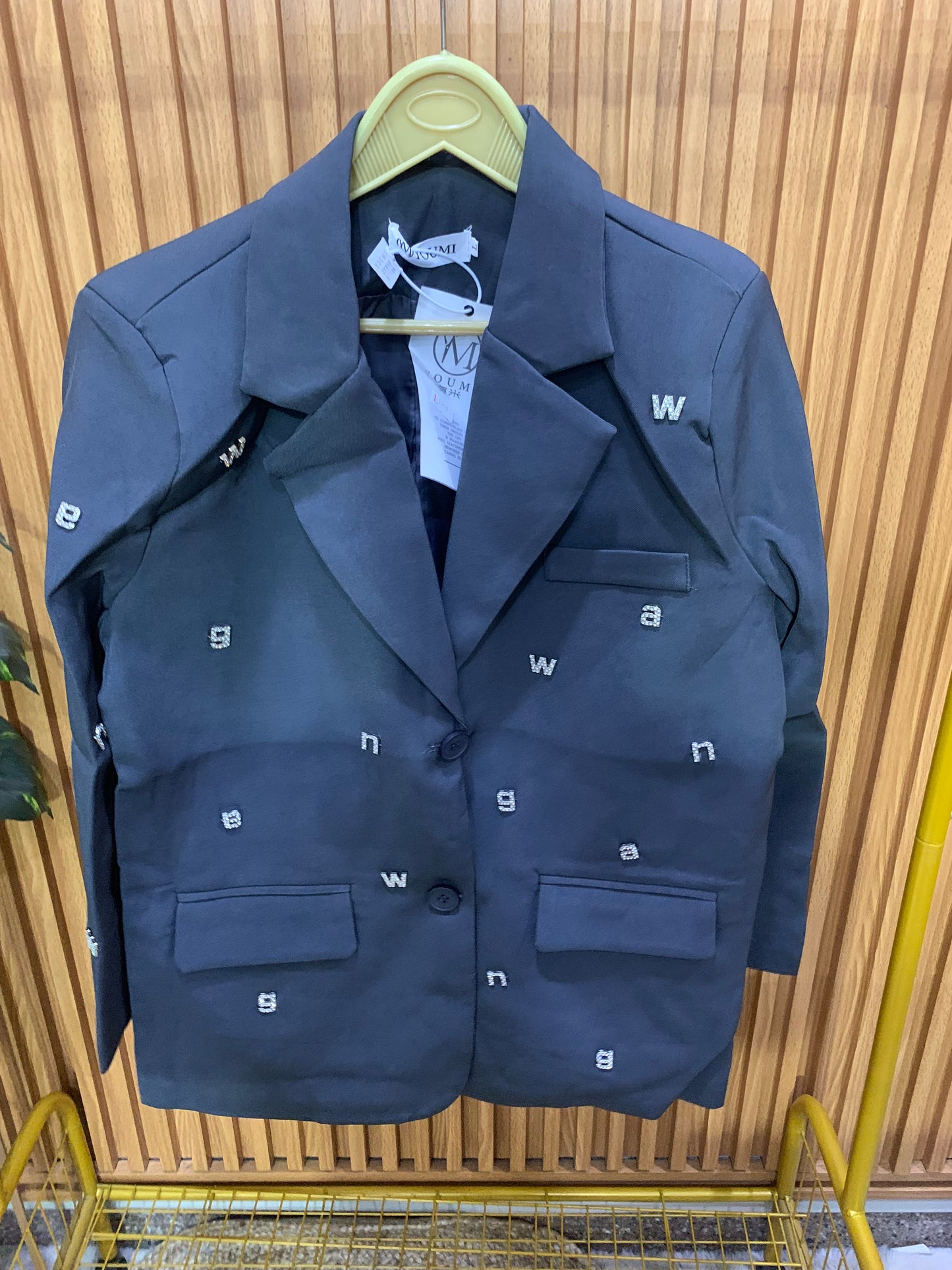 Alphabet Embedded Coat FC1553