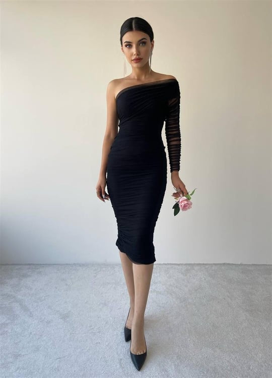 FC Sexy One Shoulder Bodycon Summer Dress