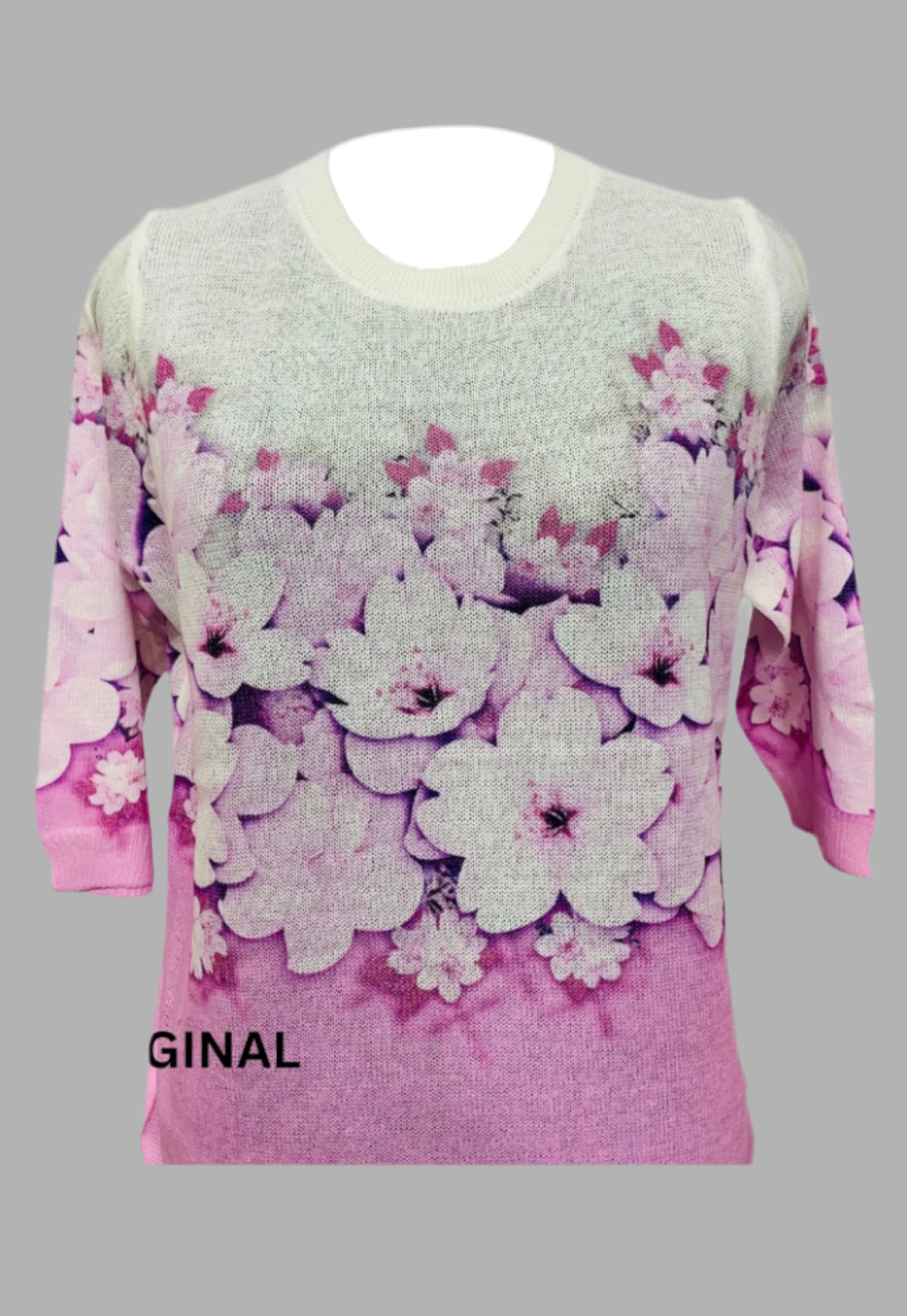 Dual Color Floral Top FC1215