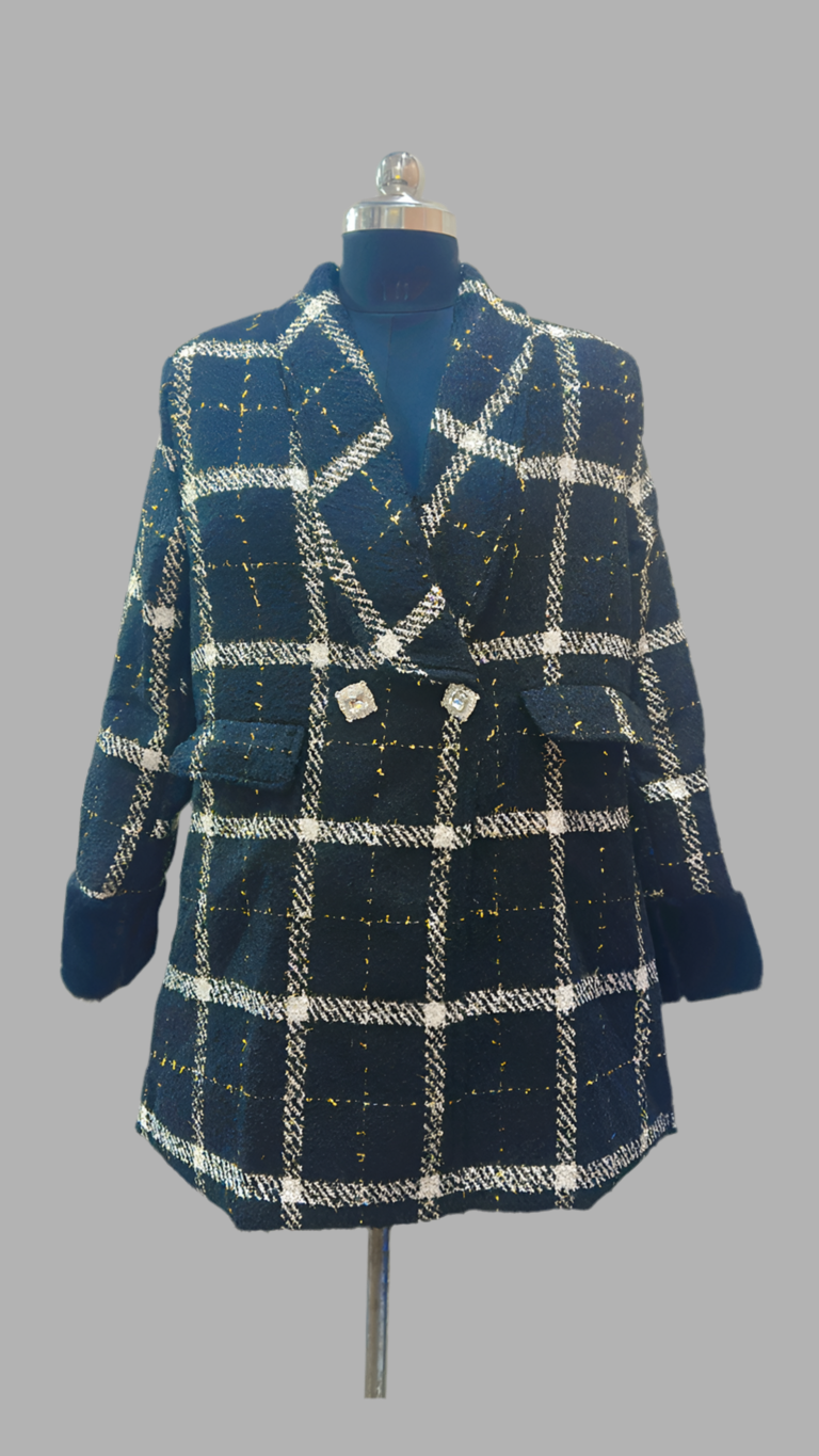 Crystal Button Blazer FC1715