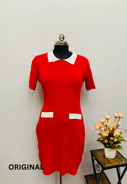 A Line Midi Dress