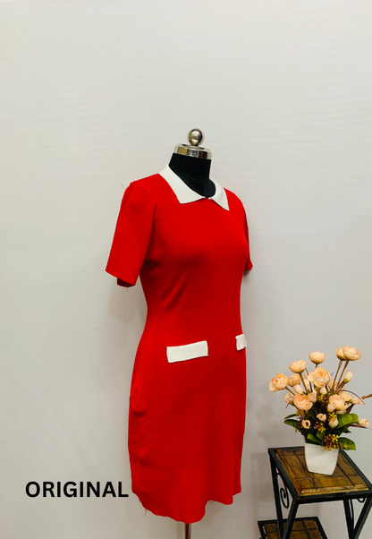 A Line Midi Dress