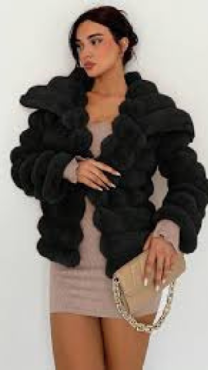 Anti Wrinkle Faux Furr Coat FC1646