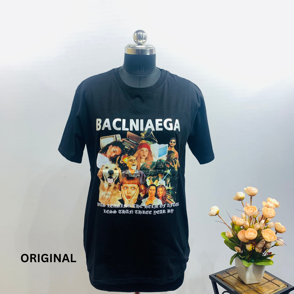 Baclniaega Print T- Shirt