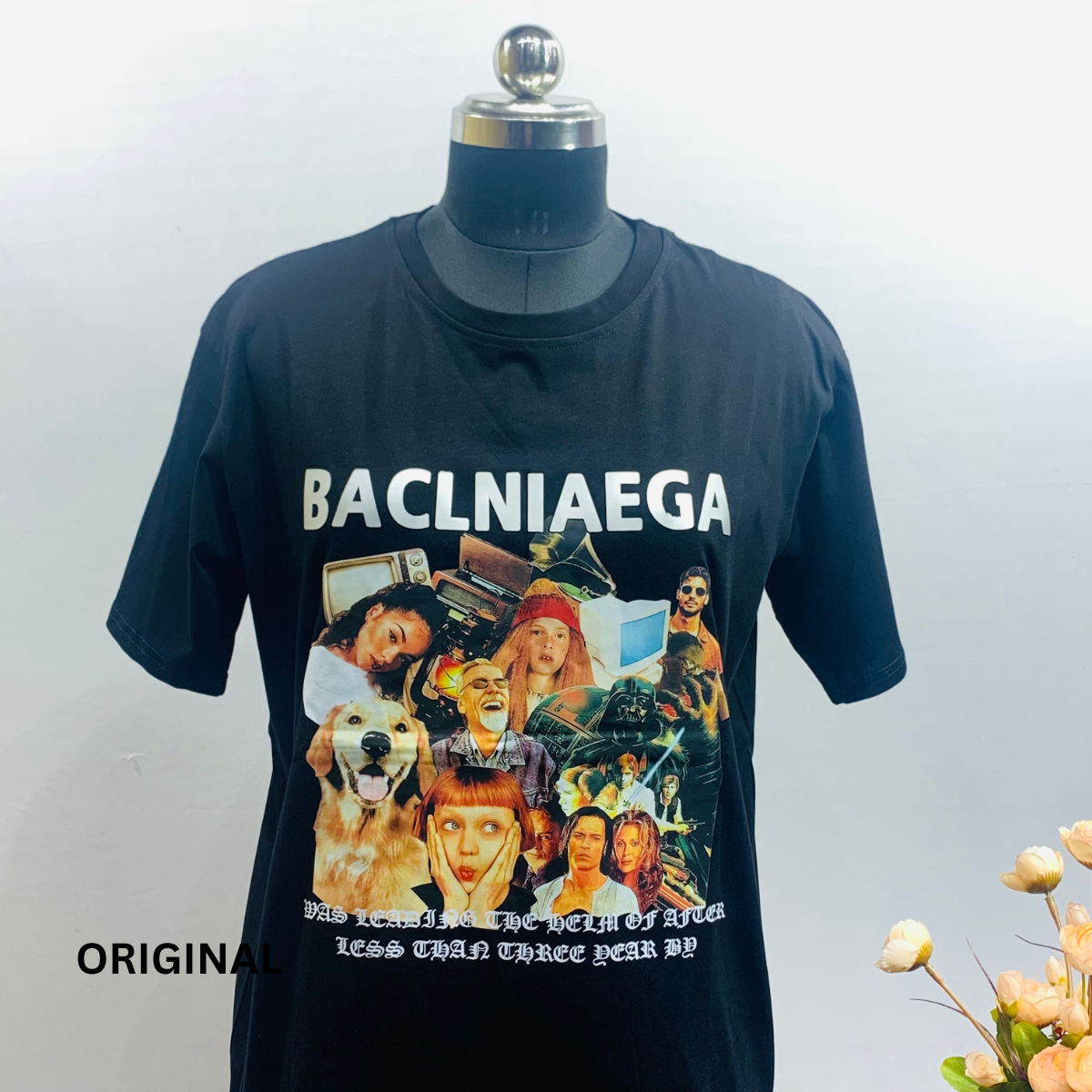 Baclniaega Print T- Shirt