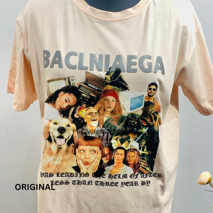 Baclniaega Print T- Shirt