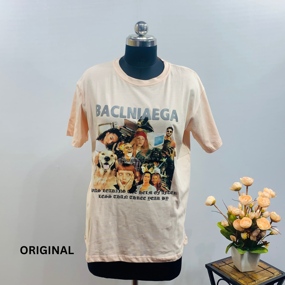 Baclniaega Print T- Shirt