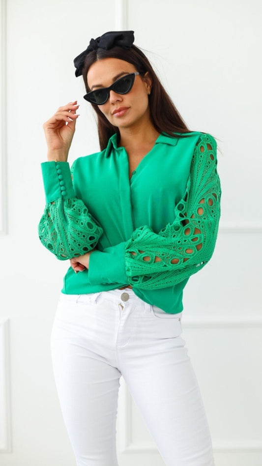 Beautiful Cotton Shirt With Designer Sleeves FC2003