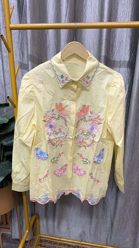 Beautiful Embroidery Designed Shirt FC2472