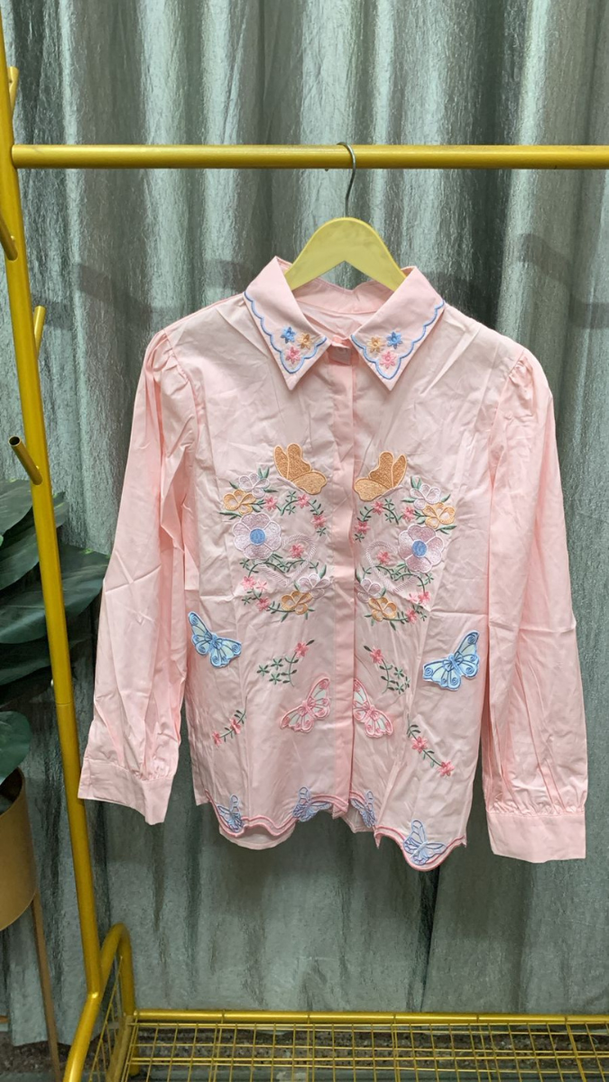 Beautiful Embroidery Designed Shirt FC2472