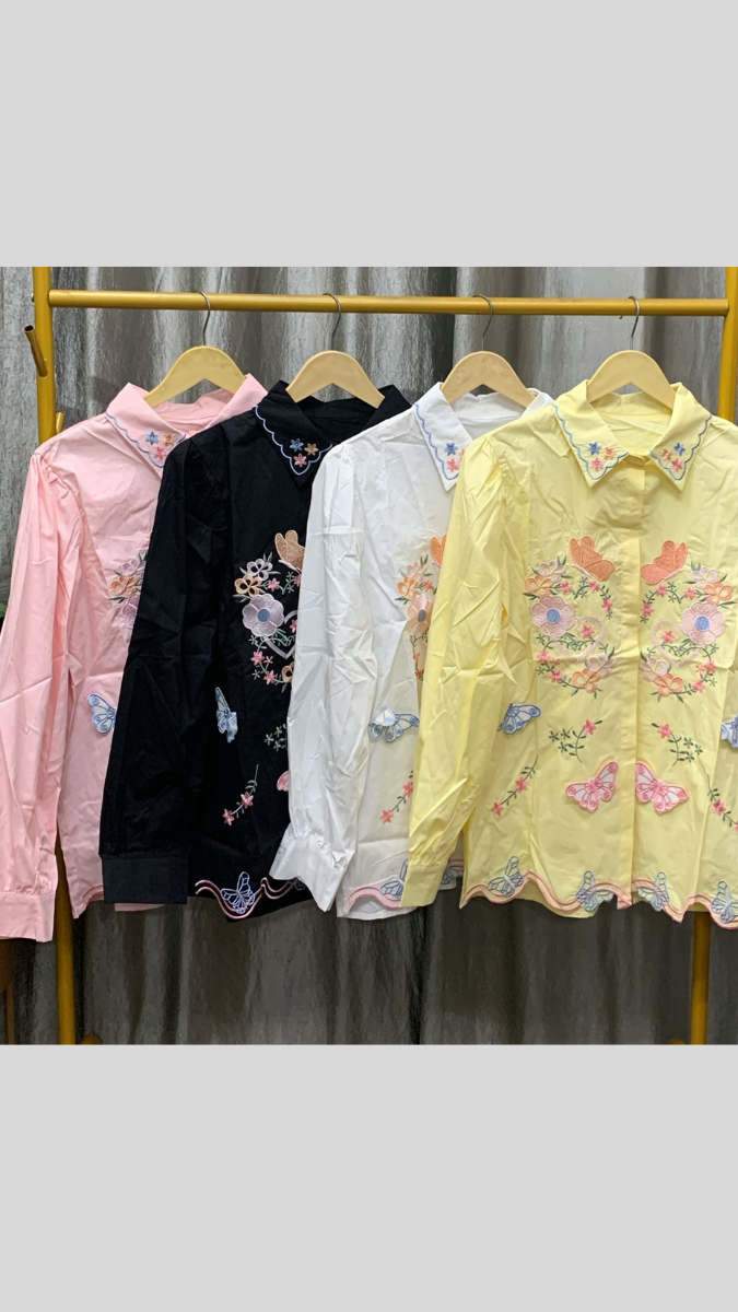 Beautiful Embroidery Designed Shirt FC2472