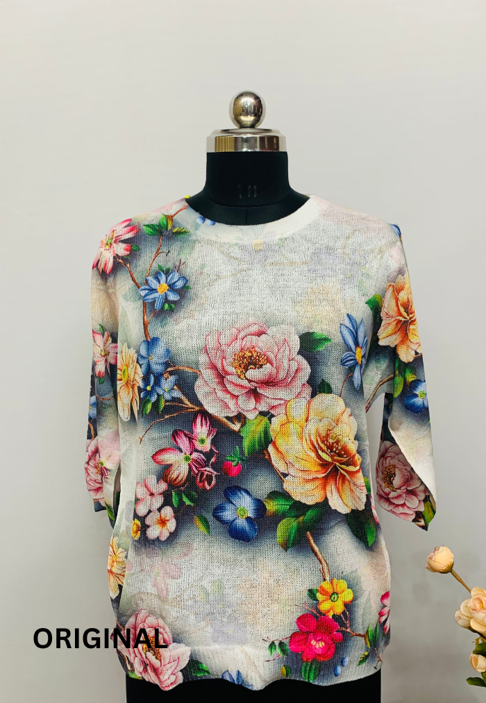 Beautiful Flower Printed Top