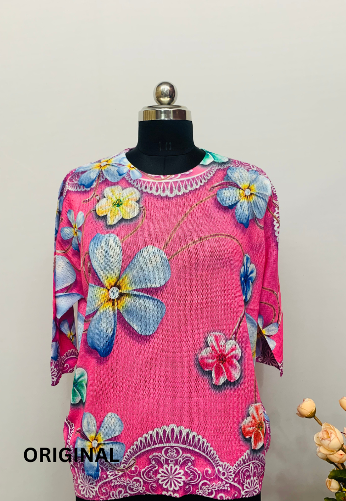 Beautiful Flower Printed Top