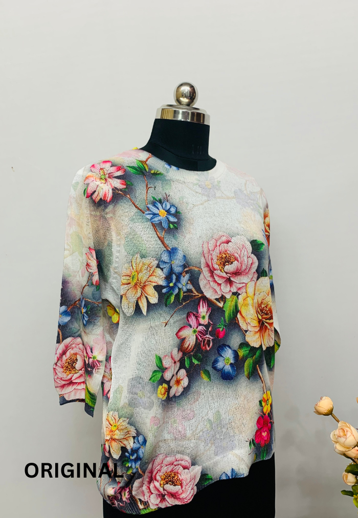 Beautiful Flower Printed Top