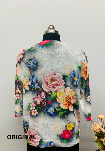 Beautiful Flower Printed Top