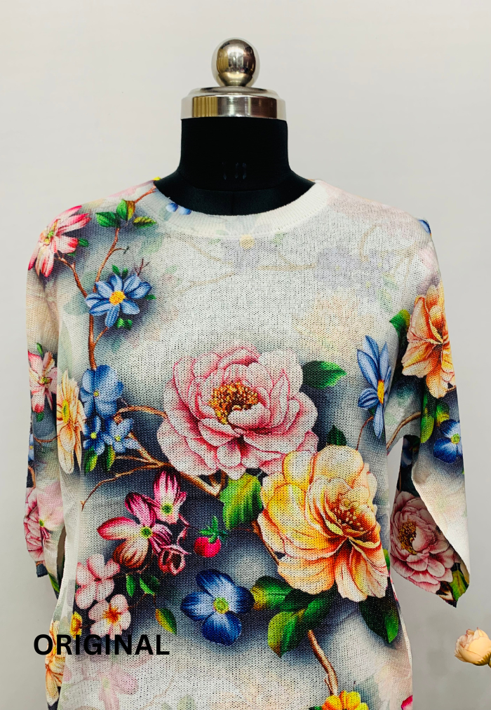 Beautiful Flower Printed Top