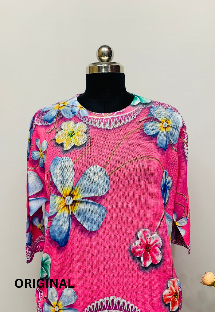 Beautiful Flower Printed Top