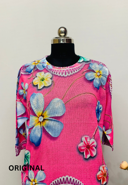 Beautiful Flower Printed Top