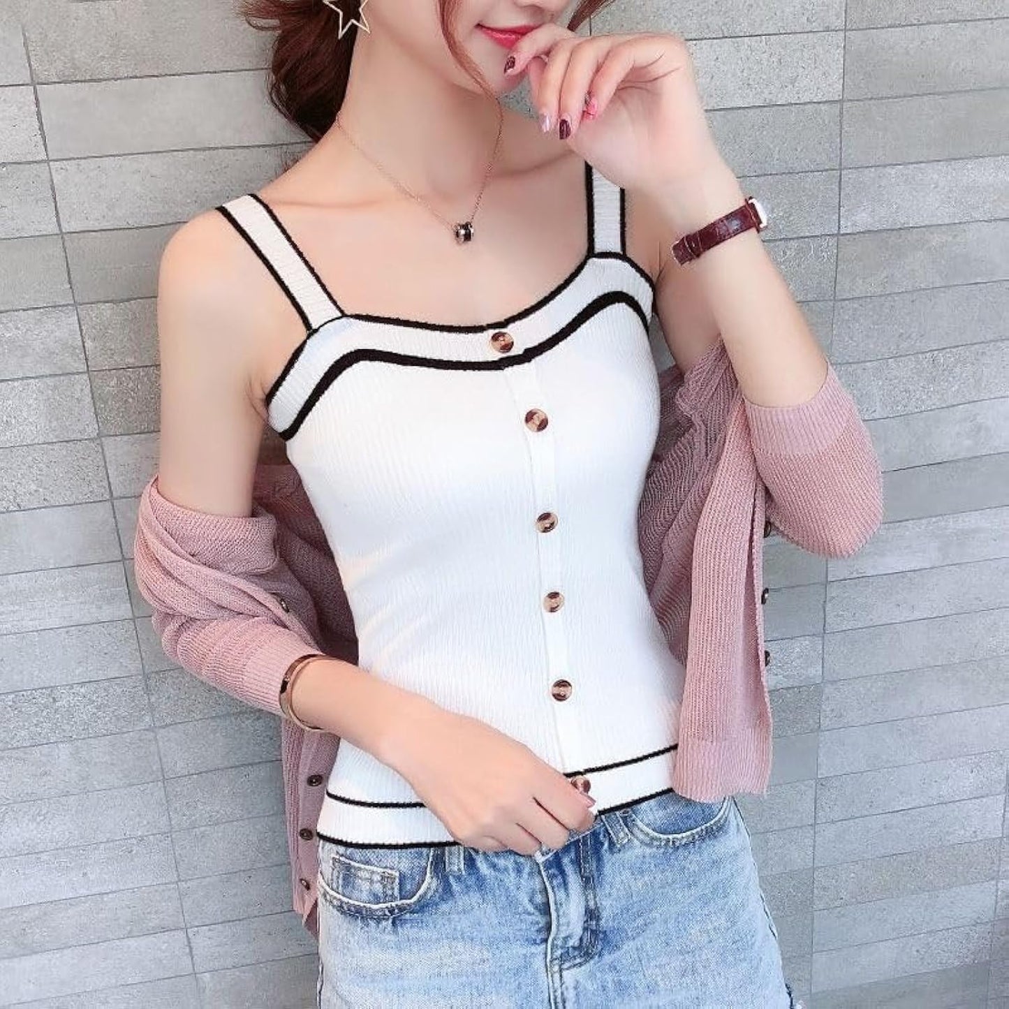 Beautiful Premium Knitted Crop Top FC2015