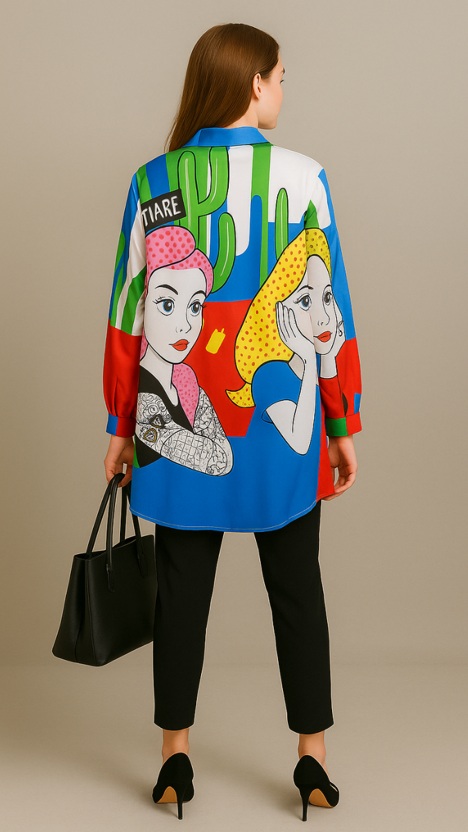 Beautiful Girl Shirt Dress FC1038
