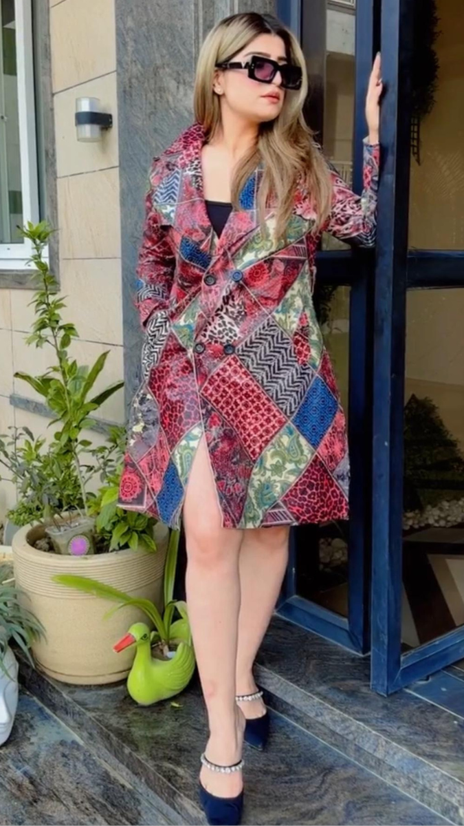 Beautiful Printed Coat FC1532