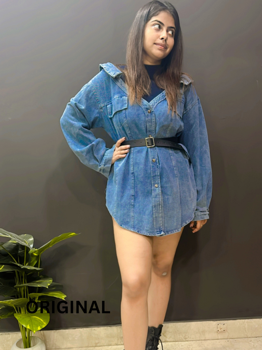 Belted Denim Shirt FC1534