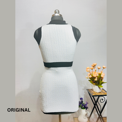 Black & White Cocktail Dress