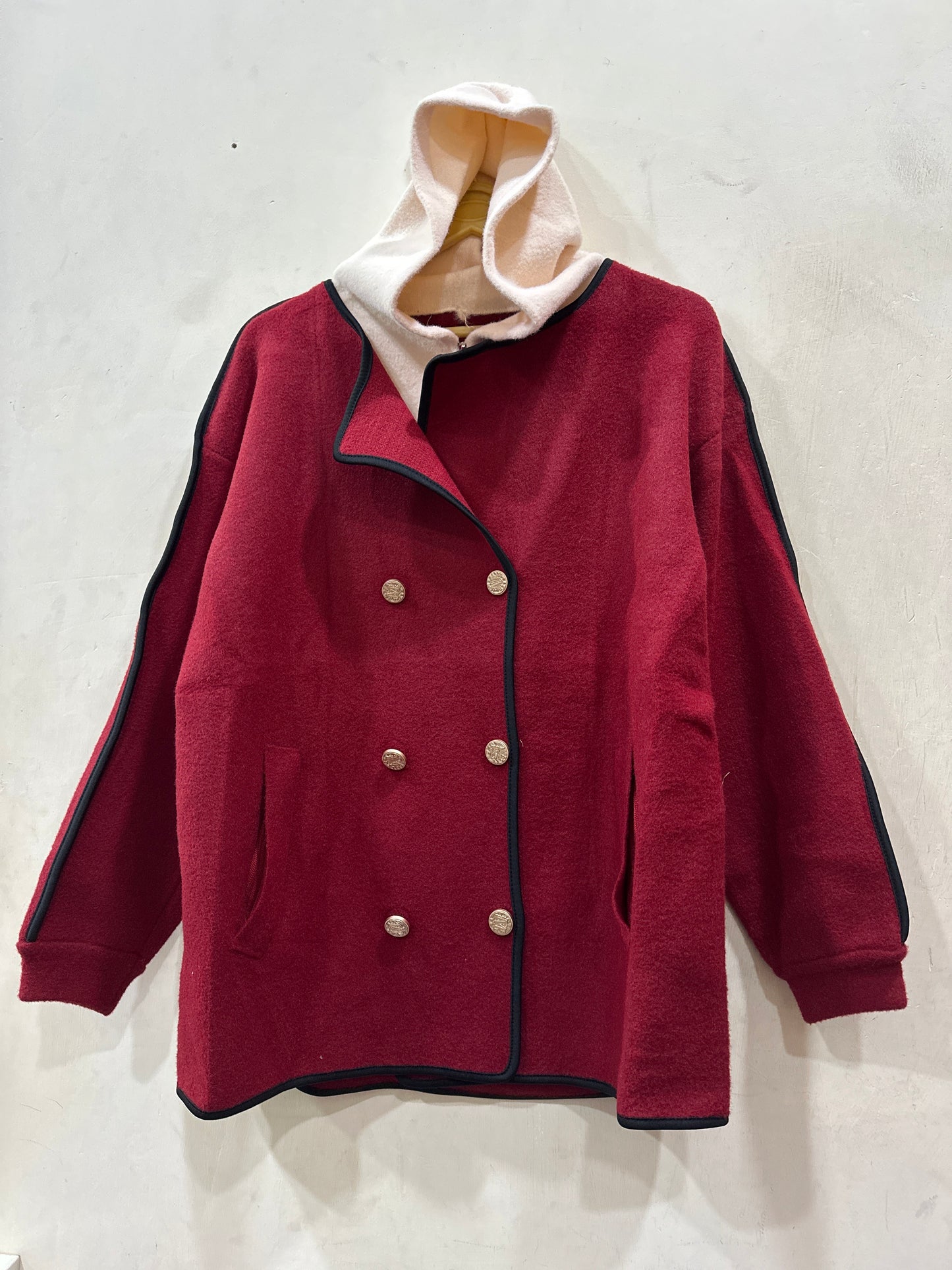 Contras Cap Buttoned Coat FC1595