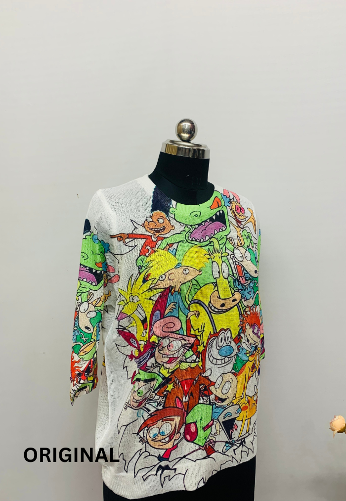 Cartoon Printed Top FC1257