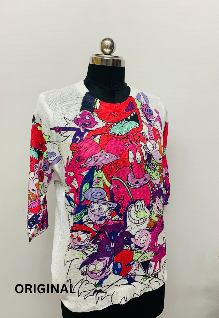 Cartoon Printed Top FC1257