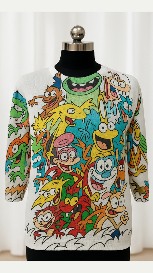 Cartoon Printed Top FC1257
