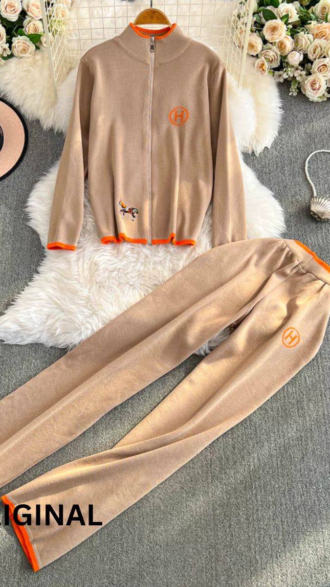 Chain Strap Inner With Jacket Co- Ord Set FC1567