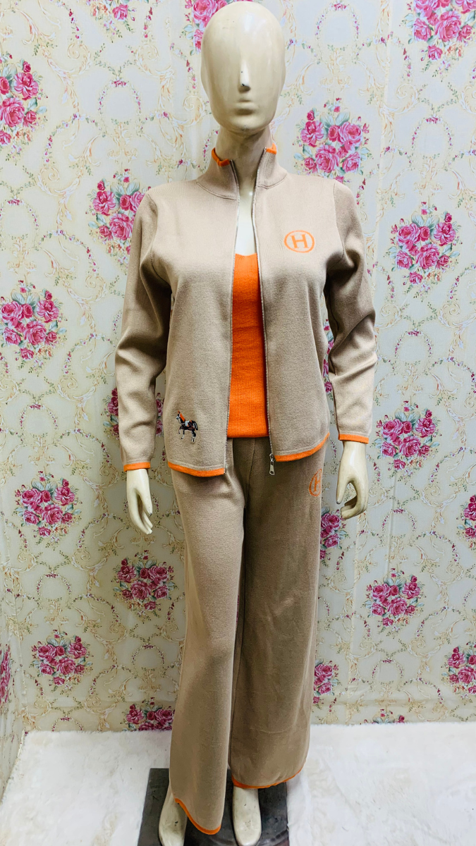 Chain Strap Inner With Jacket Co- Ord Set FC1567