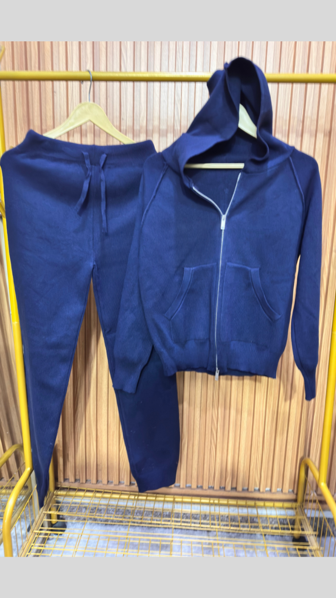 Chained Hoodie With Pant Coord Set FC1981