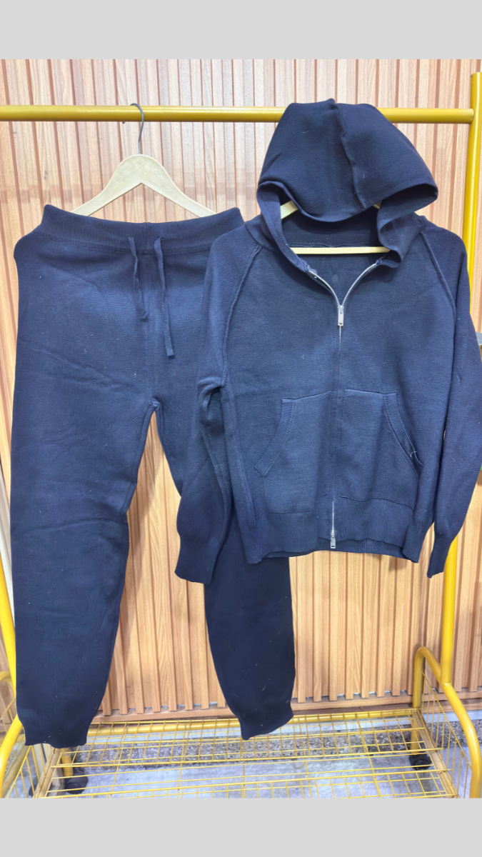 Chained Hoodie With Pant Coord Set FC1981