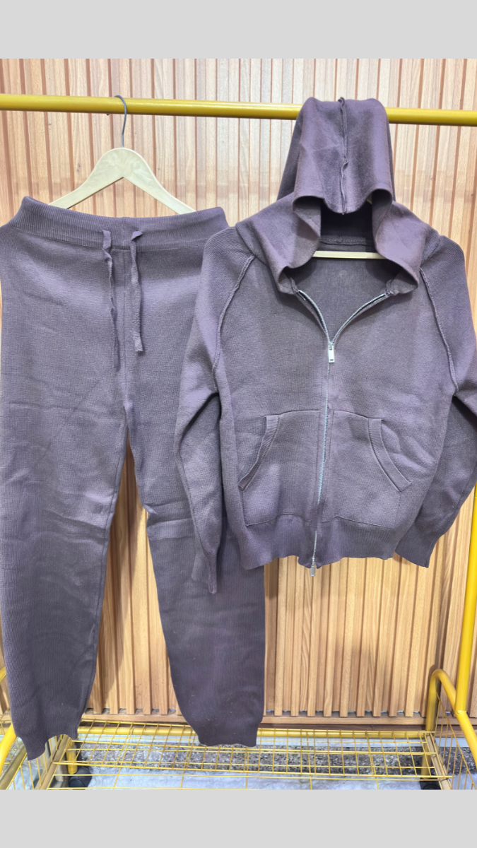 Chained Hoodie With Pant Coord Set FC1981