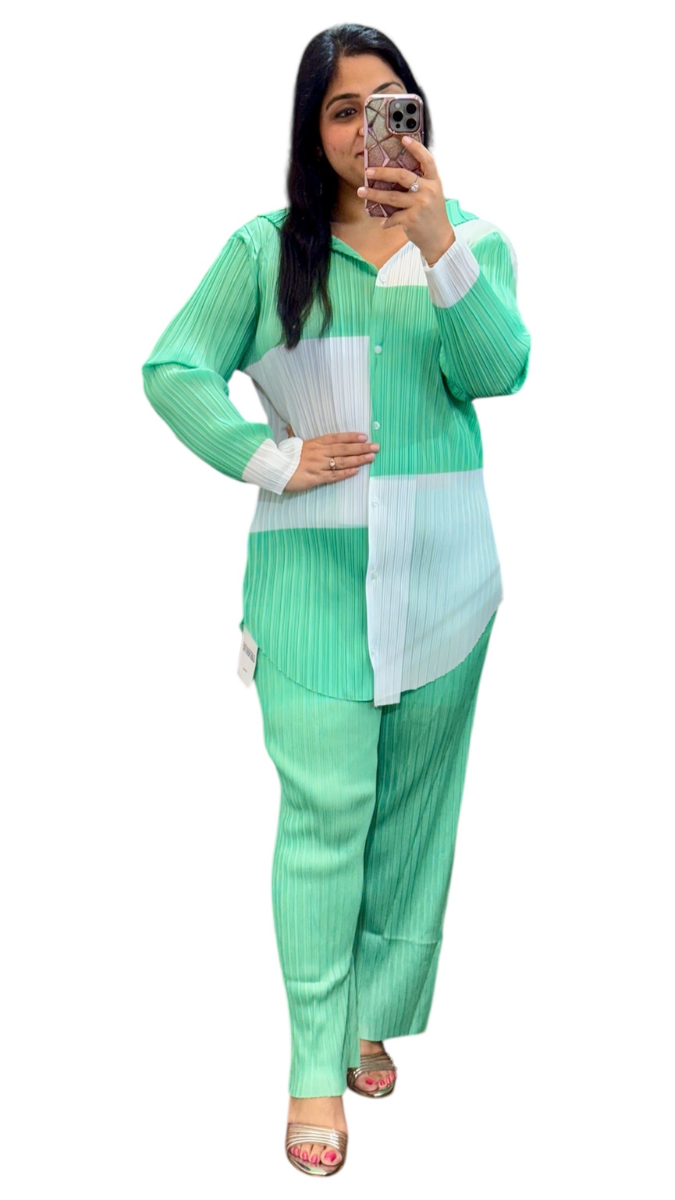 Checked Kurta With Trouser Coord Set FC1904