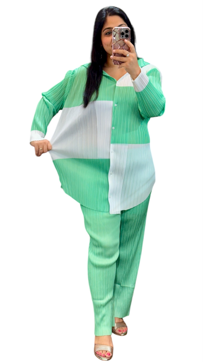 Checked Kurta With Trouser Coord Set FC1904