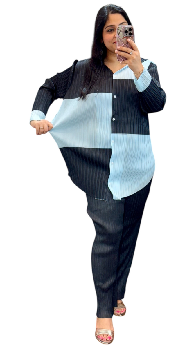 Checked Kurta With Trouser Coord Set FC1904