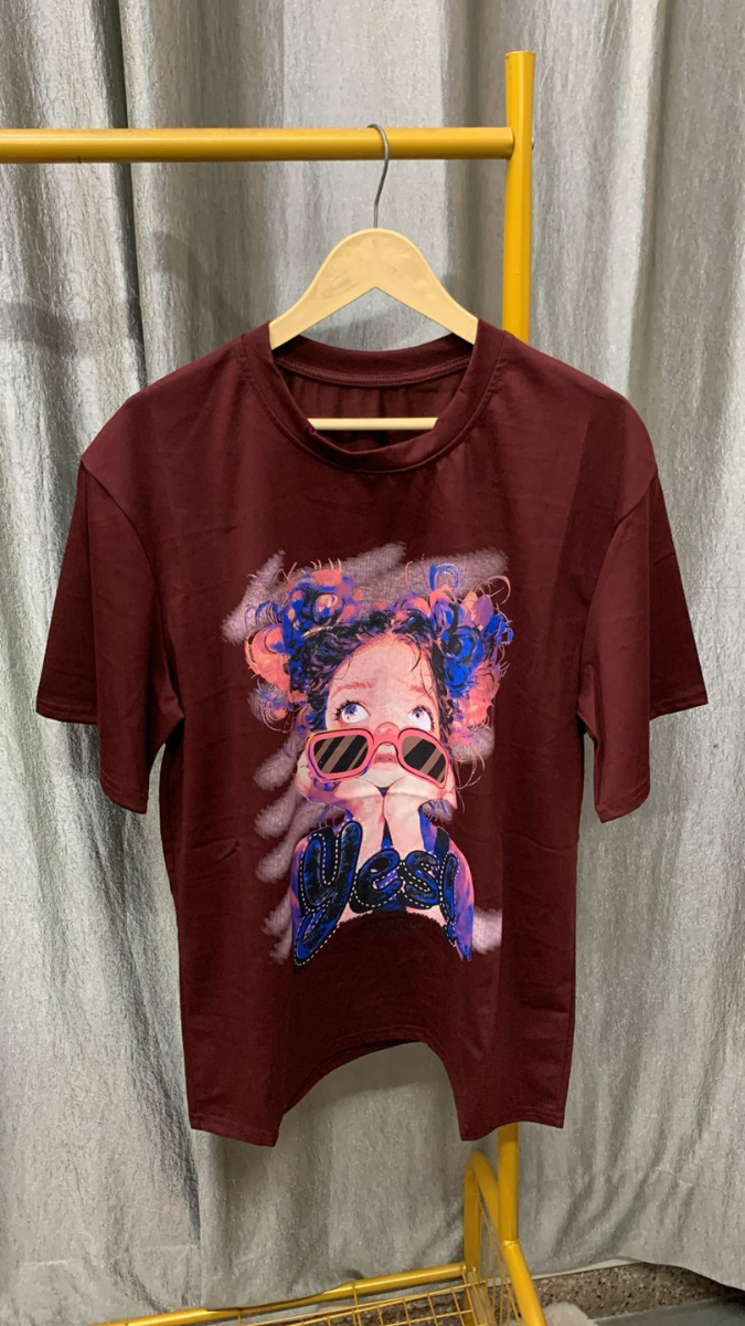 Colorful Hair Baby Printed T-Shirt FC2416